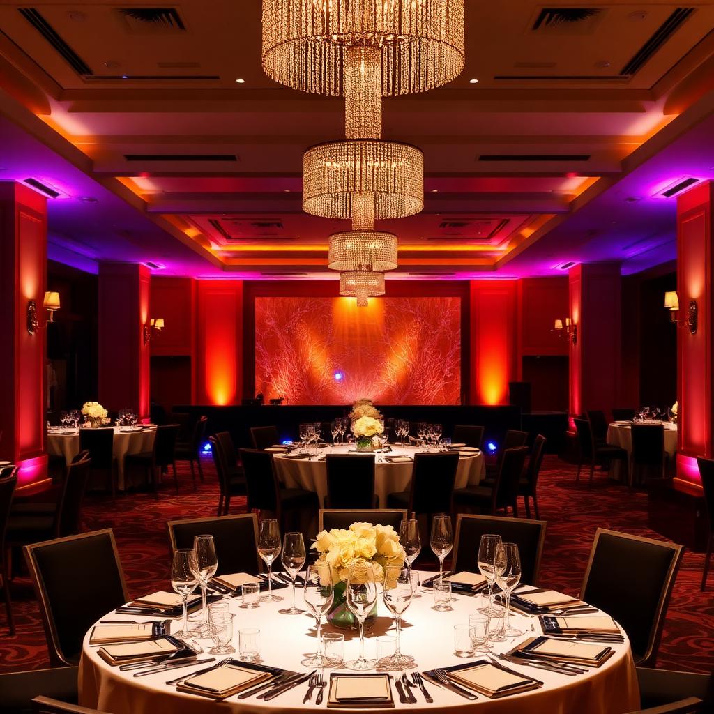 Evento corporativo de lujo